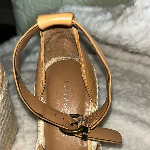 Treasure & Bond Tan Espadrille Shoes with Woven Soles - Picture 7 of 12